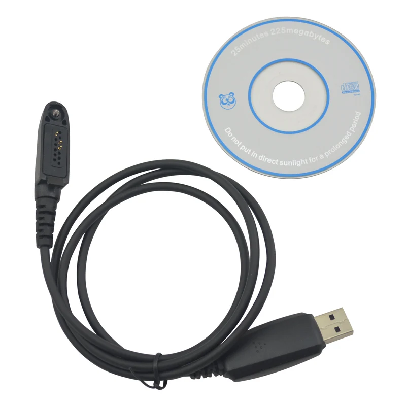 TYT Originalus USB Programavimo Kabelis m/ CD Tvarkyklės TYT MD-2017 DMR Skaitmeninis Nešiojamas Du būdu Radijo
