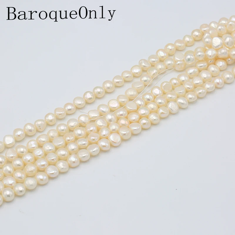 BaroqueOnly trijų spalvų baroko granulių string aukštos kokybės nekilnojamojo gėlavandenių perlų 9-10mm mados juvelyrika 