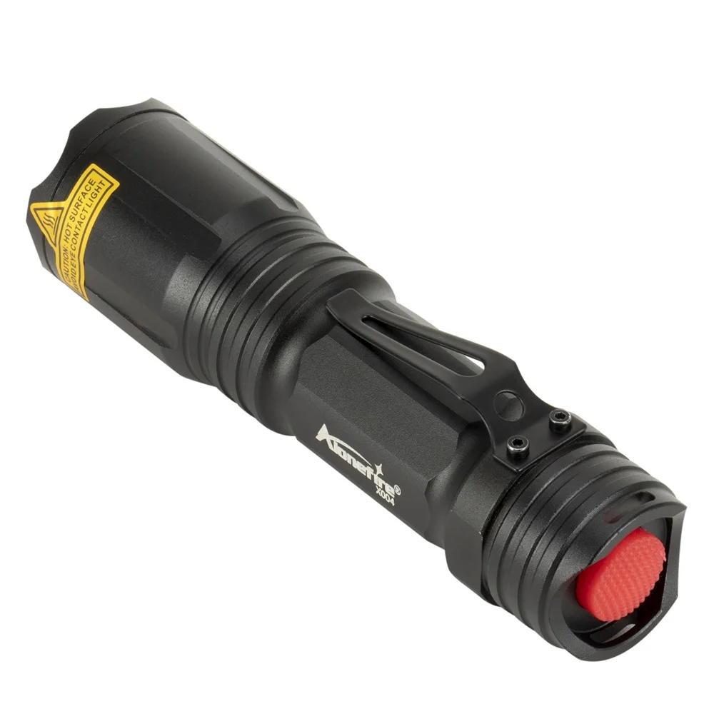 Alonefire X004 Galingas atsparus Vandeniui savigynos LED Taktinis Žibintuvėlis Fakelas Nešiojamų Kempingas Lemputė Lanternas