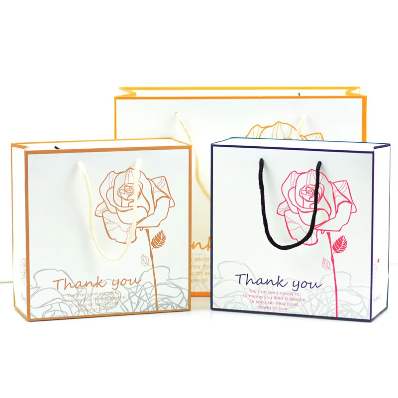 Rožių saldainiai popierinės pakuotės gėlių коробка упаковка dovanų maišeliai drabužių prekybos slapukas kosmetinės papieren zakjes individualų