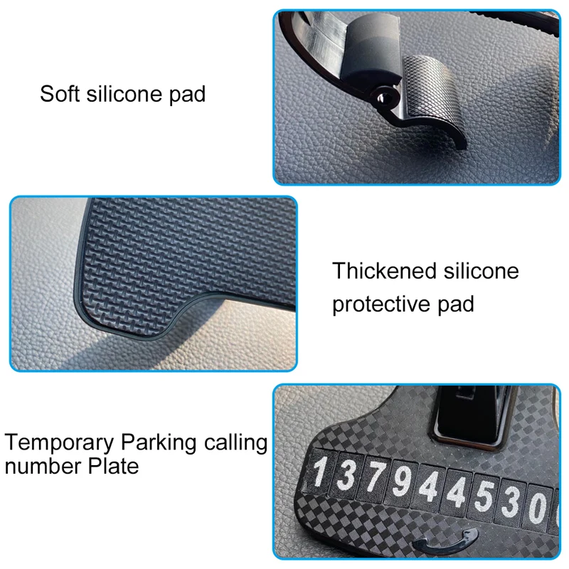 XMXCZKJ telefonų priedai HUD Automobilio prietaisų skydelyje priešslydžio sistema Silikono padas GPS 360 kampu Pasukti Telefoną į Laikiklį suderinama Iphone11