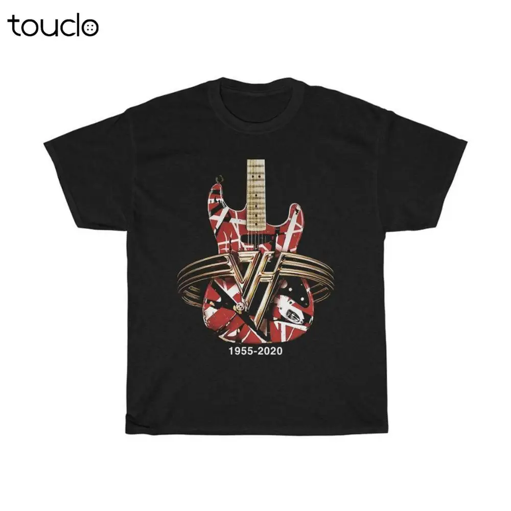 Eddie Van Halen Gitaros Koncertas 1955-2020 T-Marškinėliai, Unisex Black