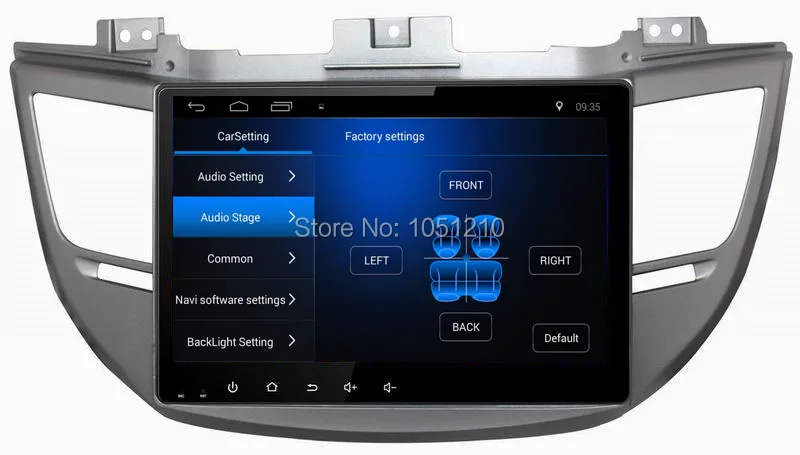 Ouchuangbo 10.1 colių Android 9.0 automobilio multimedijos Tinka Hyundai Tucson IX35 2016 su radijo, gps Navigacija, garso 2GB 32GB