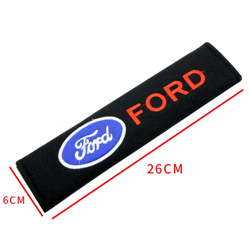 2vnt Automobilio Logotipas saugos Diržų Raštas Padengti Gordel už Fords Focus 2 3 Kuga 1 2 Fiesta Mondeo MK 4 5 6 7 8 GRAND Sintezės Jautis B-max