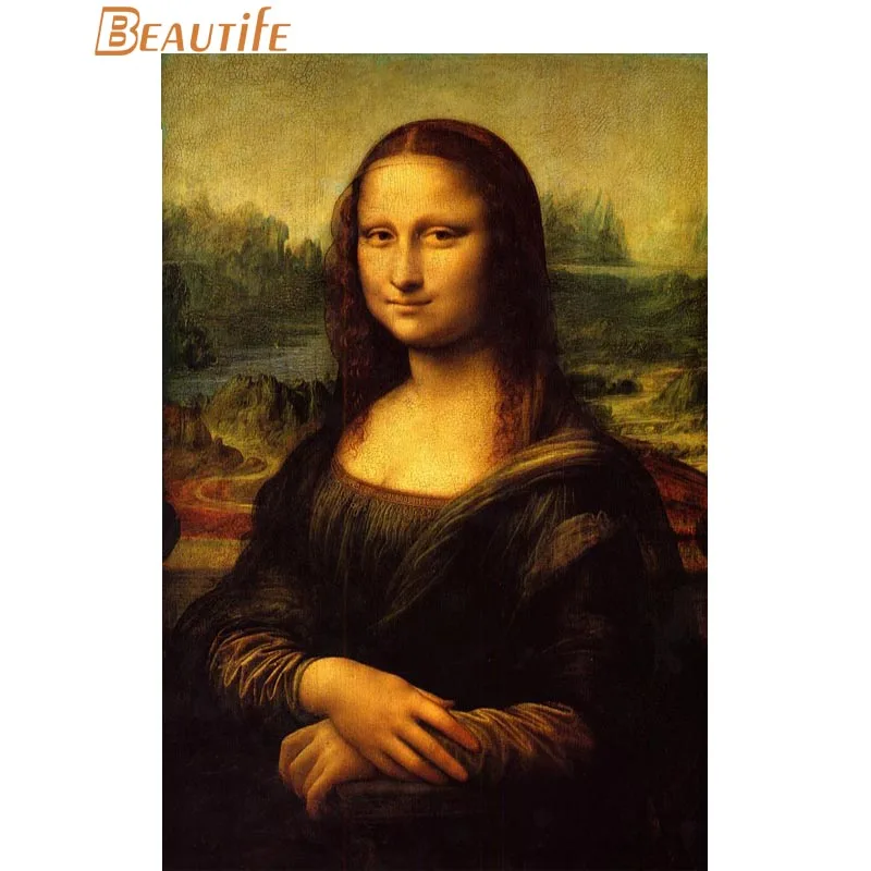 Naujas Mona Lisa Plakatas Audinio, Šilko Plakatas Namų Puošybai Meno Audinio Plakato spauda 30X45cm,40X60cm.50X75cm,60X90cm