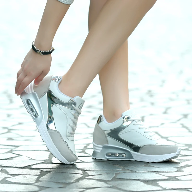 Moterų Batai Rudens-Žiemos Paslėptas Kulno Pulko Pleišto Sporto vaikščioti Pėsčiomis Moteris Stiliaus Su Aukštakulniais 6.5 cm zapatos de mujer