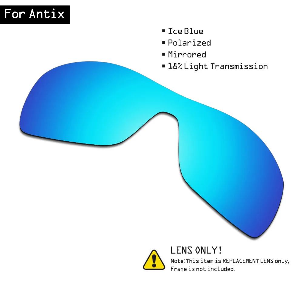 SmartVLT, Poliarizuota Akiniai Pakeitimas Objektyvai už Oakley Antix - Ice Blue