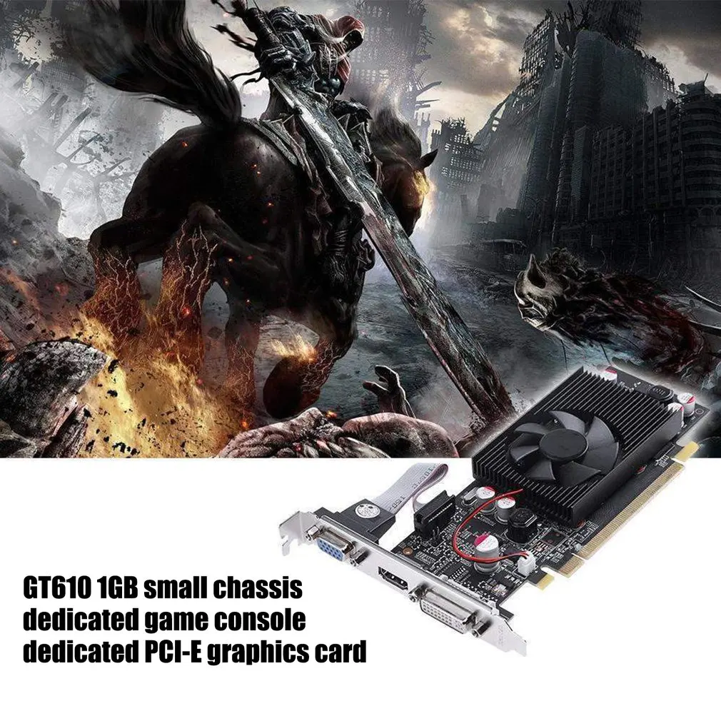 UŽ PNY NVIDIA GeForce VCGGT610 XPB 1GB DDR3 SDRAM PCI Express 2.0 Vaizdo plokštė