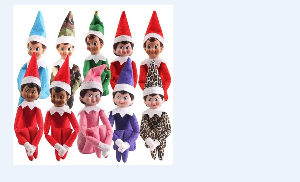 10 Spalvų Berniukų, Mergaičių Lėlės Kalėdų Elf Spalvinga Medžiaga Lėlės Dovanos Vaikams, Dekoratyvinės Figūrėlės Vaikai Apsimesti, Žaislai