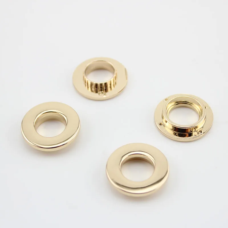 50pcs 5colors 20.5X10.7mm įvorės Vario aukso žiedu,apvalios stumti grommets žiedu meistriškai