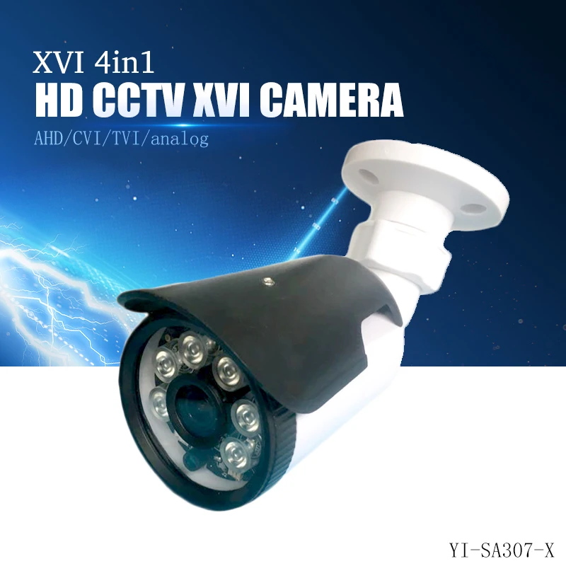 YiiSPO AHDcamer 720P 1080P kulka lauko vandeniui infarad plataus kampo 3.6 mm, 6mm HD VAIZDO kamera