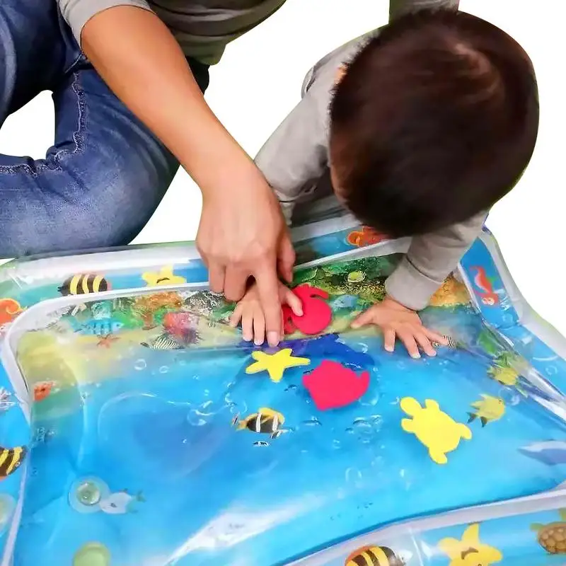 Kūdikių Vanduo Žaisti Mat Pilvukas Laiko Žaislai Naujagimiams Playmat PVC Bamblys Įdomus Veikla Inflatbale Kilimėlis Kūdikiams, Žaislų, Kilimų Seaworld