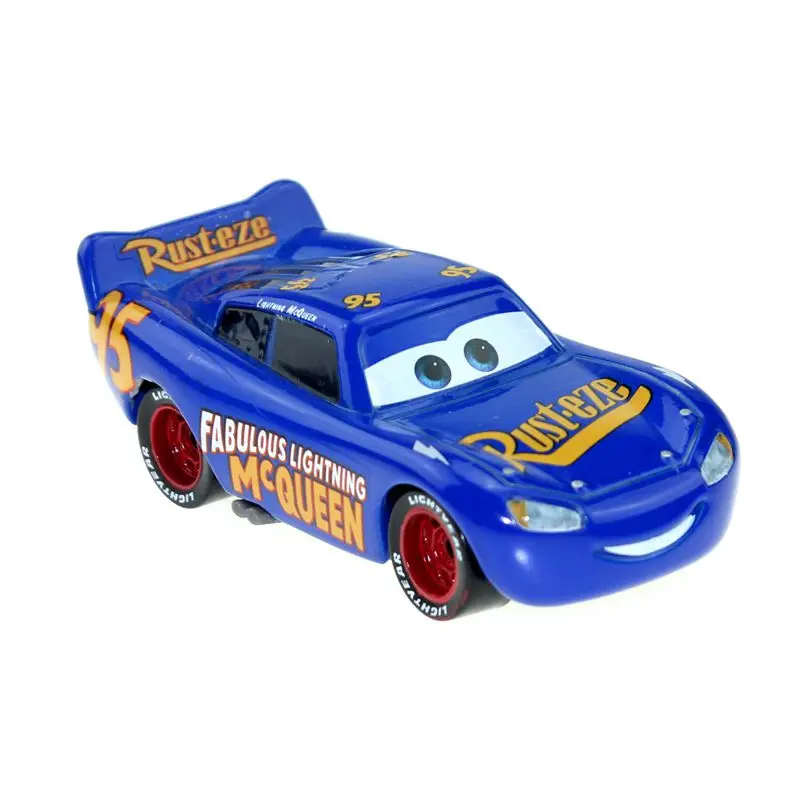 Disney Pixar Cars 3 Naujus Mėlynos Žaibas McQueen 1:55 Diecast Metalo Lydinio Automobilių Modelį Vaikas Kalėdų Žaislas