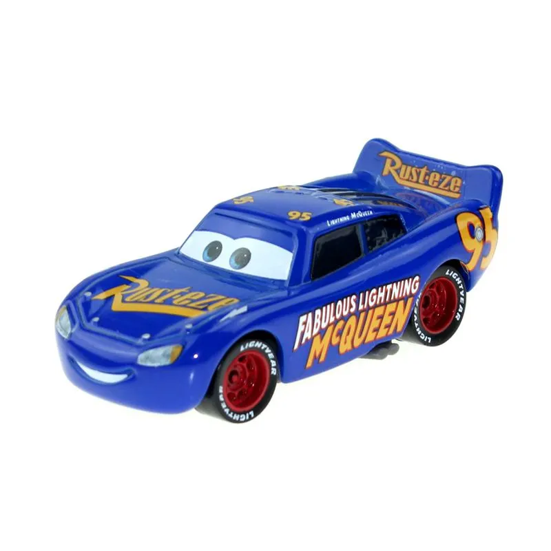 Disney Pixar Cars 3 Naujus Mėlynos Žaibas McQueen 1:55 Diecast Metalo Lydinio Automobilių Modelį Vaikas Kalėdų Žaislas