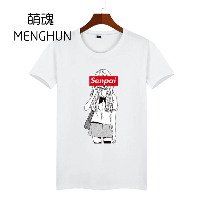 Puikus naujas dizainas, Japonų high school girl anime t shirts Senpai marškinėliai trumpomis rankovėmis vyriški animacinių filmų kostiumai ac813