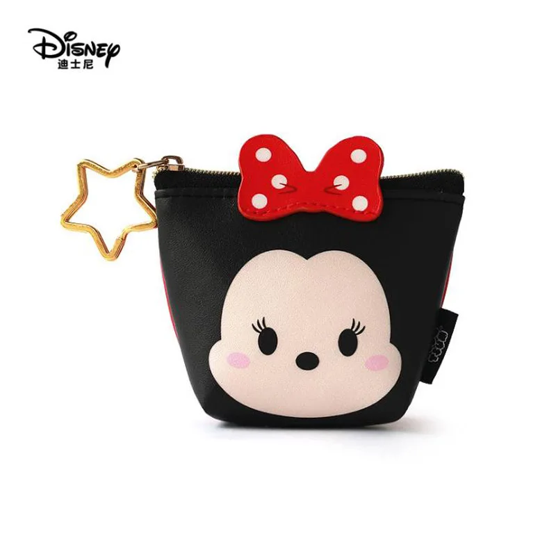 1 vnt mielas Disney Minnie Mouse nešiojamų monetos rankinėje multi-purpose saugojimo krepšys monetos animacinių filmų piniginės rankinės su keychian