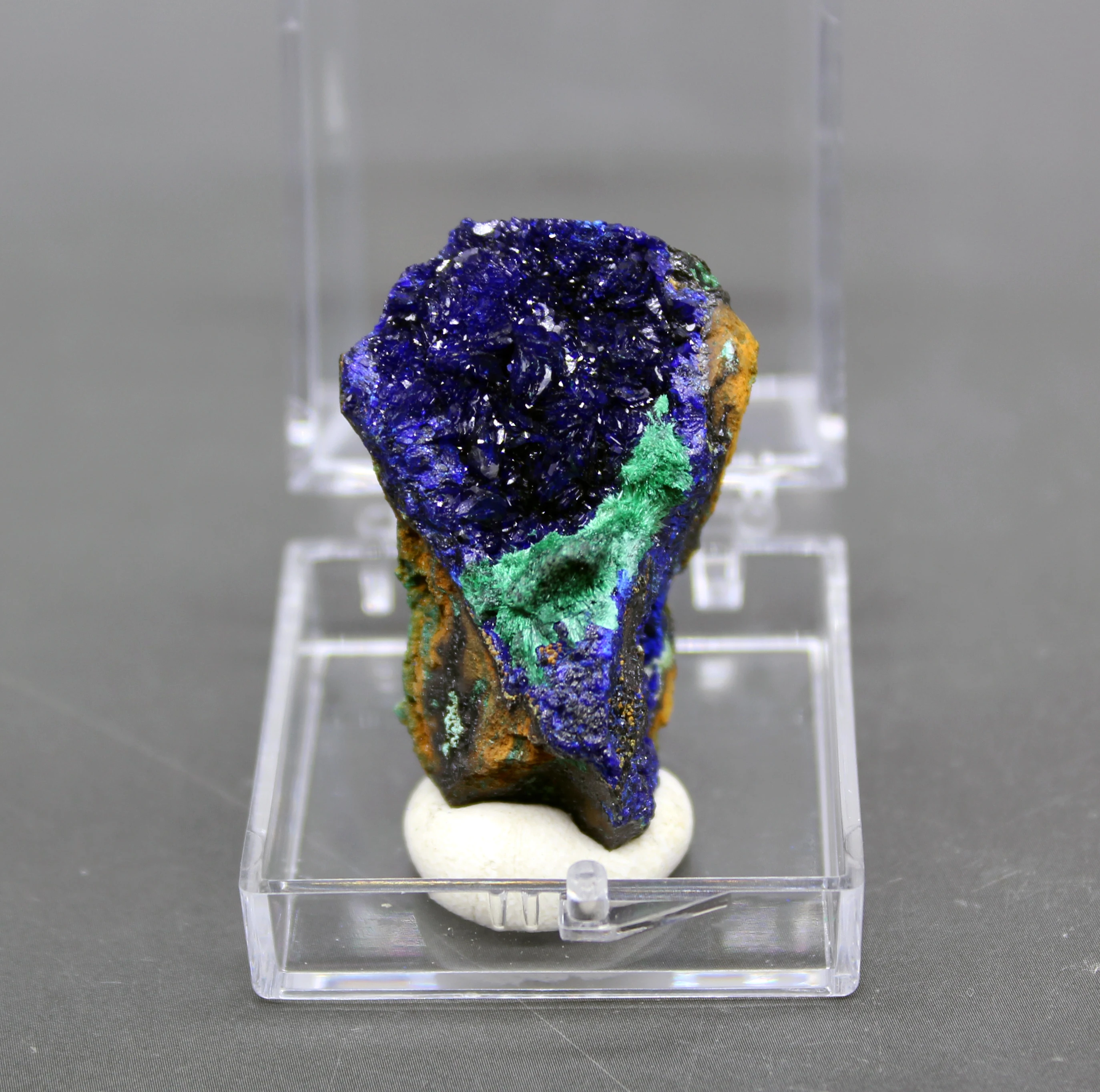 Natūralus, gražus azurite mineralinių pavyzdys krištolo Akmenys ir kristalai crystal Healing dėžutės dydis 3.4 cm