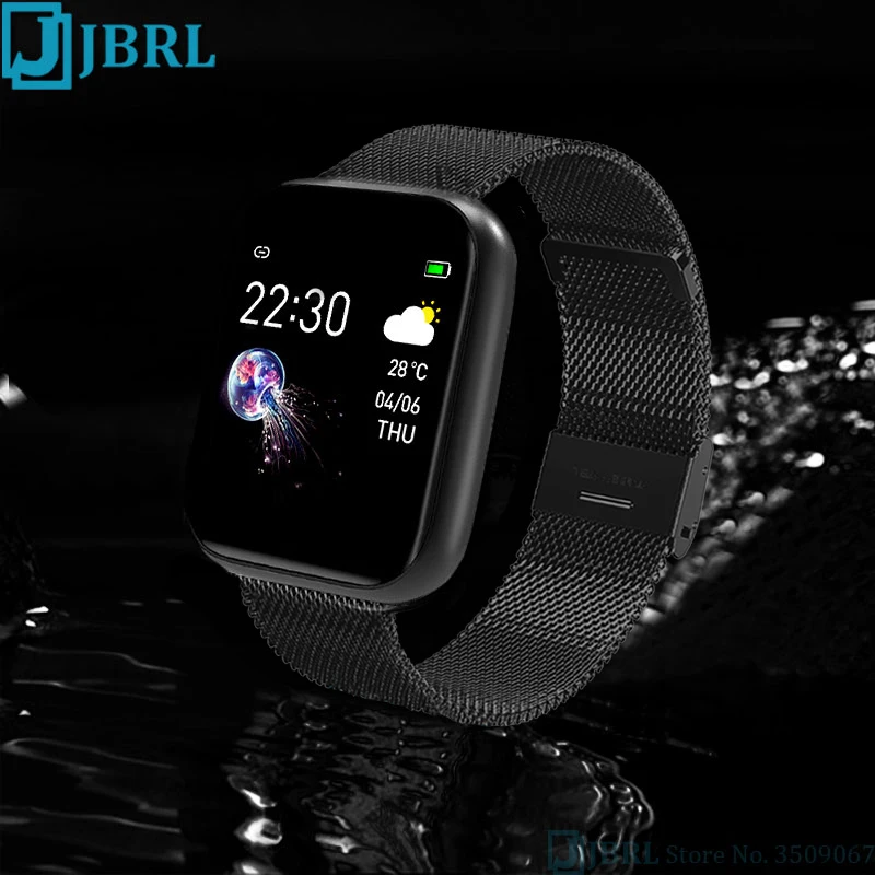 Pilnas Touch Smart Watch Vyrai Moterys Smartwatch Elektronika Smart Laikrodis 