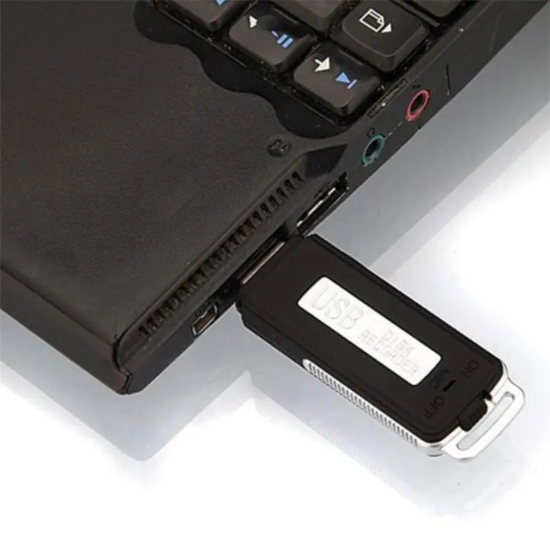 Originalus 8GB U Disko Garso Pen Mini Skaitmeninis USB Diktofonas Slapta Įkrovimo diktofoną, bet bodhis nenorėjo PC Susitikimo, Pokalbio Įrašymas