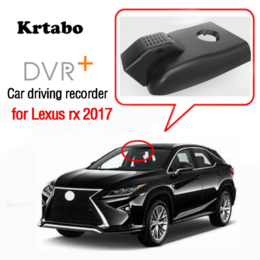 Už Lexus RX 2017 Tipas Brūkšnys DVR Kamera WiFi Mobiliojo Telefono Sujungimo 1080p HD Aukštos Kokybės Naktinio Matymo
