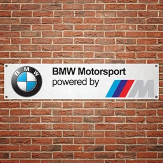 BMW VAROMAS Reklama pvc aukštesni decoracion sporto garažas apdailos cechas Vėliavos Atelier de décoration