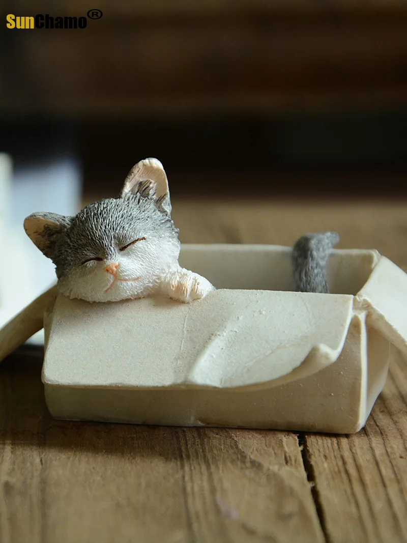 Mados Cute Kačių Dervos Apdailos Kūrybos Automobilių Reikmenys Japoniško stiliaus Kambarį Papuošalai Darbalaukio Baldai Mažas