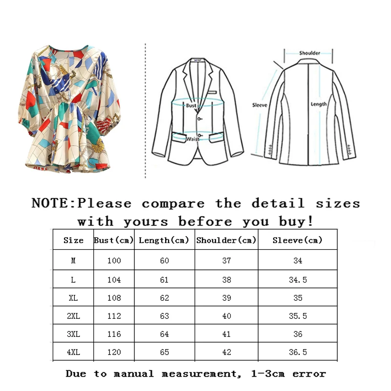 Vangull Pavasario Mados Printted Moterų Šifono Marškiniai, Elegantiškas Pusė Rankovėmis Elastinga Juosmens Viršūnės V-Kaklo Mados Skirta Palaidinė
