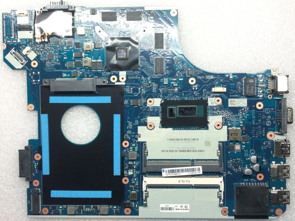 AITE1 NM-A221 Lenovo ThinkPad E550 E550C nešiojamojo kompiuterio motininė plokštė 00HT644 CPU i5 5200U GPU R7 M265 2GB bandymo darbai