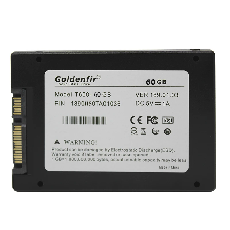 Goldenfir 2.5 SATA2 SATA3 SSD 60G 16G 240G 1 TB 120GB 360G 480G 500G kietojo kietasis diskas SSD 960GB ITB nešiojamojo KOMPIUTERIO