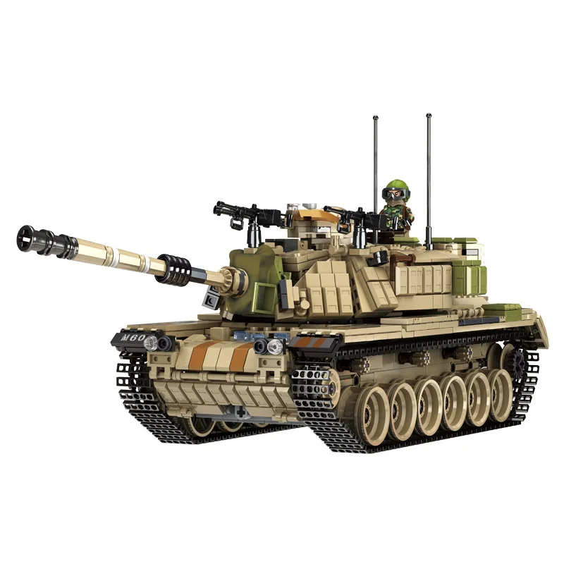 Izraelis MAGACH 60 Karinis Tankas, Plytos, Statyba Blokai, žaislų, Vaikiškų vežime Automobilio Modelį berniukas dovanų 1753Pcs