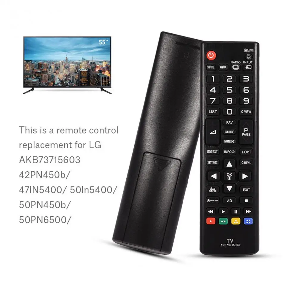 VLIFE universalus Smart Nuotolinio Valdymo Pakeitimo LG AKB73715603 42PN450b/47lN5400/50ln5400/50PN450b LCD LED Smart TV