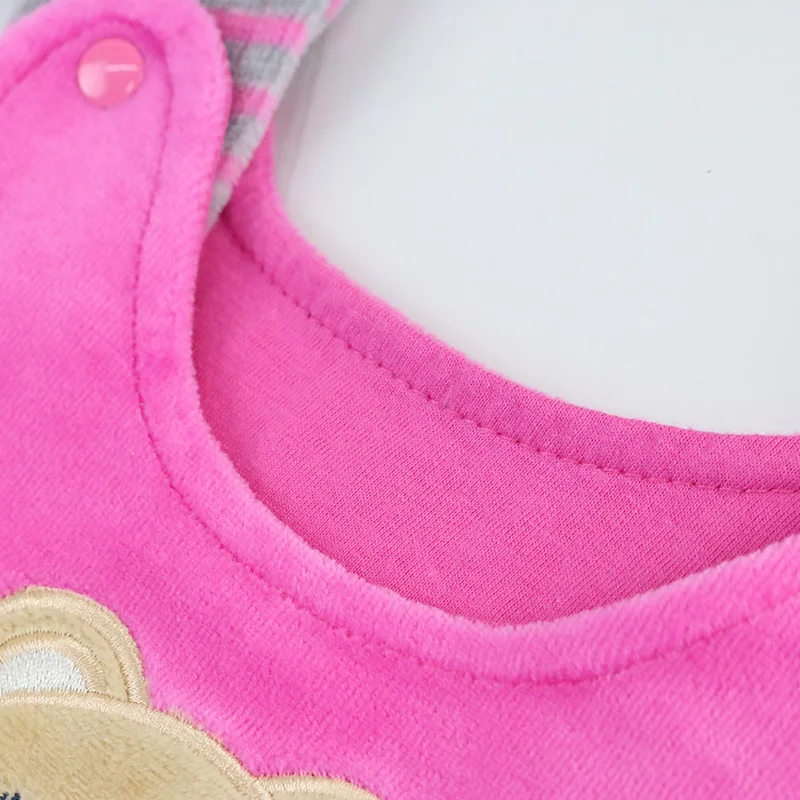 Baby one piece veliūras romper arba medvilnės marškinėliai+rompers drabužių nustatyti mergina kombinezonus rudens vaikas drabužiai