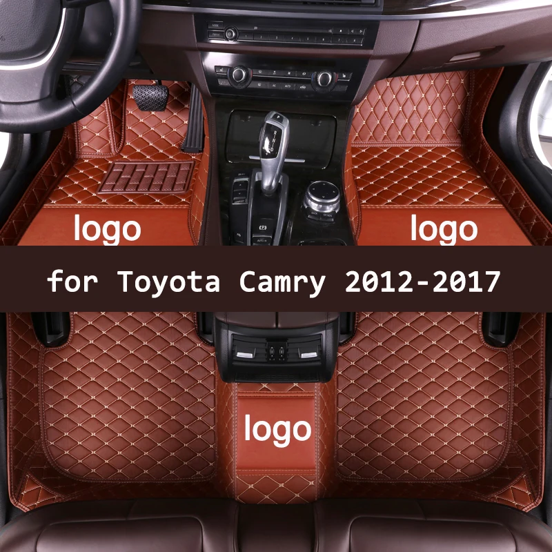 APPDEE oda Automobilių kilimėliai Toyota Camry 2012 2013 2016 2017 Custom auto pėdų Pagalvėlės automobilių kilimų dangtis