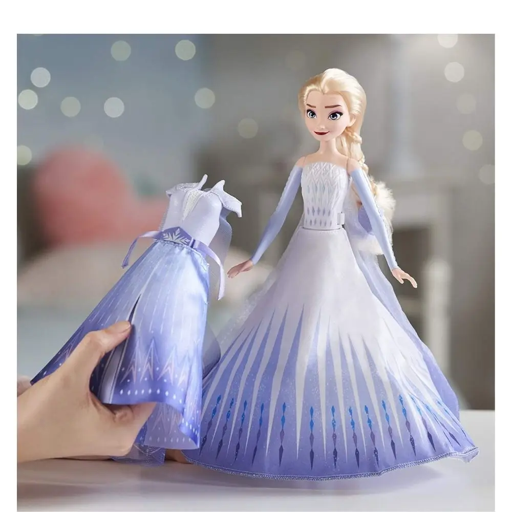 Elsa UŽŠALDYTI lėlės 2 transformuojamas, originalus, Disney princesės, mergina, žaislai, avalynė, suknelės, lėlės,