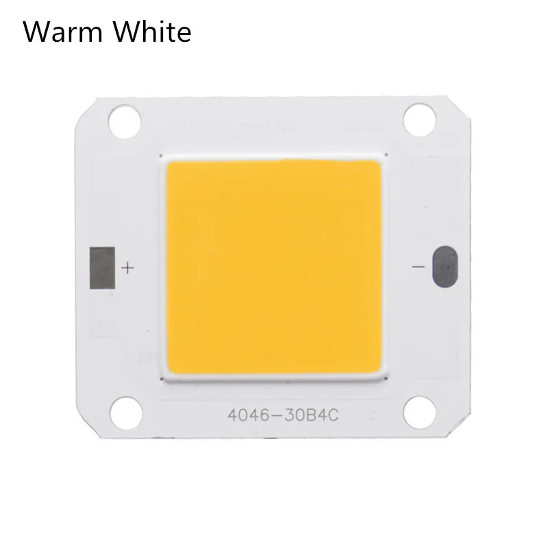 CLAITE 50W COB LED Lustas Visą Spektrą Augalų Auga Šviesos Balta / Šiltai Balta DC12V-14V 