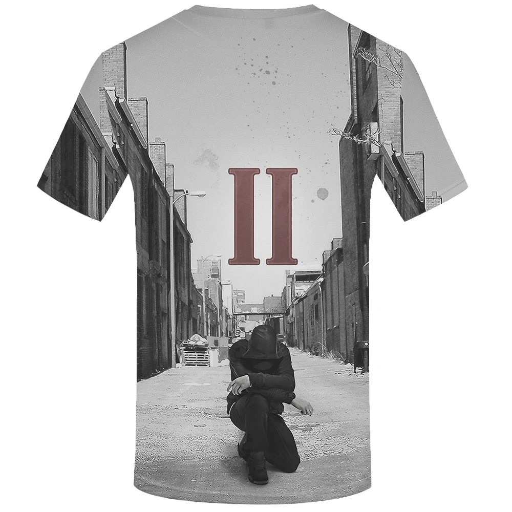 KYKU Eminem Marškinėliai Vyrams Pobūdžio Marškinėlius Muzika 3d T-shirt Punk Rock Tee Rašalo Juokinga T Shirts Kietas Mens Drabužių 2018 Atsitiktinis Viršūnės