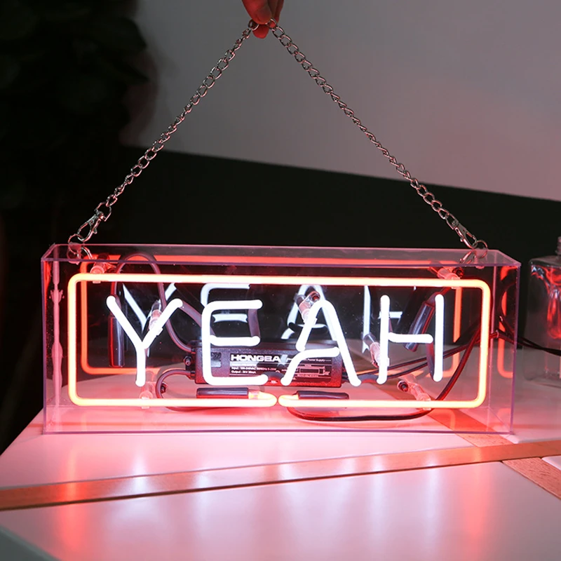 SVAJONĖ LED Neoninės Šviesos Neonas Pasirašyti Skydelis Atostogų Kalėdos Šalis Stiklinis Vamzdelis, Akrilo Lange Kietas Šviesos Meno Namų Miegamajame Juostos Apdailos