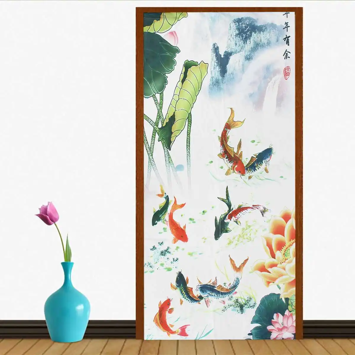 Japoniškas Stilius, Dekoratyvinis Durų Užuolaidų Audinys Audinys Ekranus Pertvara, Vonios Kambarys, Suši Virtuvės Restoranas Užuolaidos Apdaila