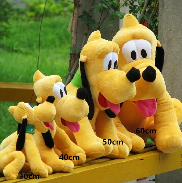 30-60cm 1pcs Didelis Plutonas Pliušiniai Žaislai Orange Plutonas Šuo Minkšti Pliušiniai Žaislai Vaikams, Vaikams, Dovanų Extra Large Plutonas Lėlės Minkštas Mielas D