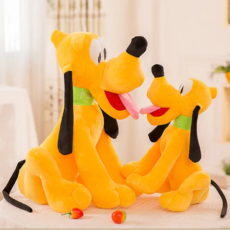 30-60cm 1pcs Didelis Plutonas Pliušiniai Žaislai Orange Plutonas Šuo Minkšti Pliušiniai Žaislai Vaikams, Vaikams, Dovanų Extra Large Plutonas Lėlės Minkštas Mielas D
