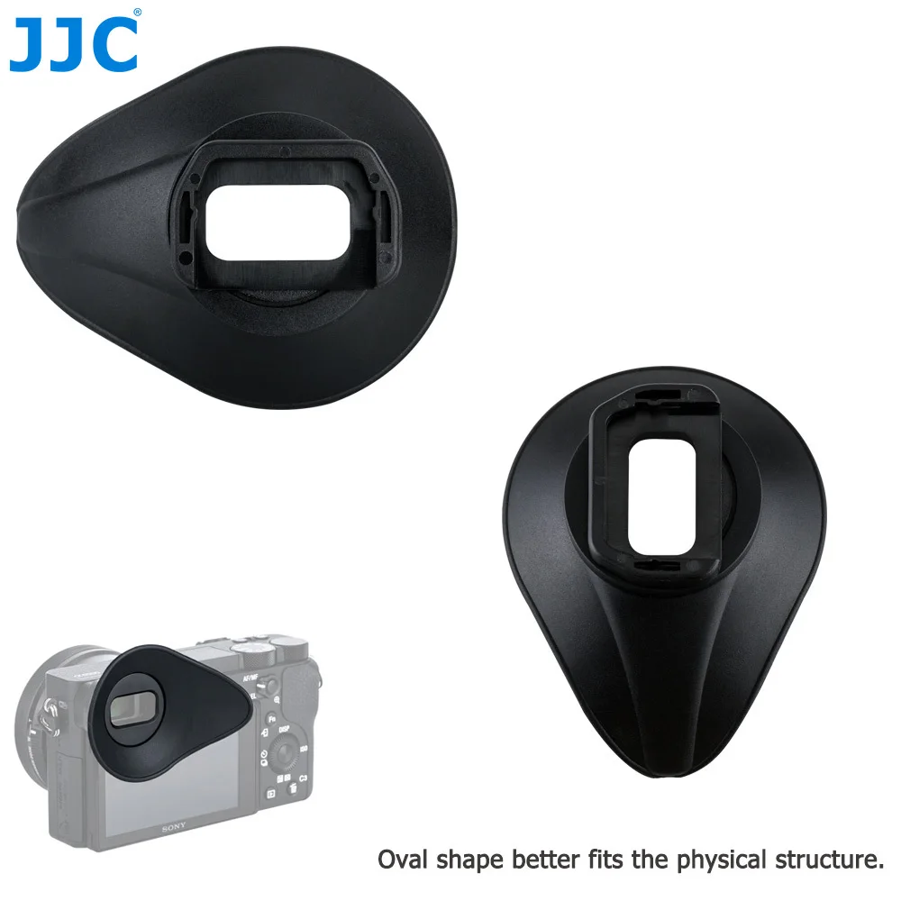 JJC Gumos Kamera Eyecup vaizdo Ieškiklis Raštas Akių Puodelio Minkšto Silikono Okuliaro Sony A6500 A6400 A6600 Pakeičia Sony FDA-EP17
