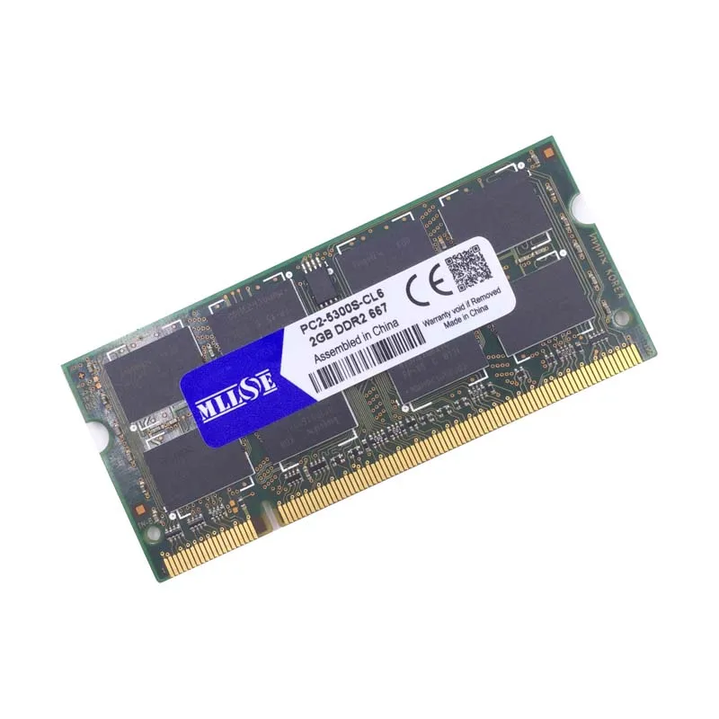 MLLSE 1gb 2gb 4gb DDR2 DDR 2 667 800 667mhz 800mhz PC2-5300 PC2-6400 sodimm so-dimm sdram Memory Ram Memoria Laptop Notebook