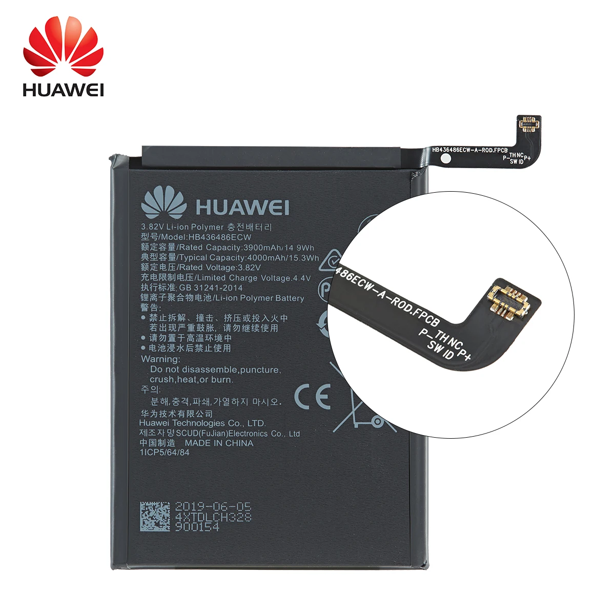 Hua Wei Originalus HB436486ECW 4000mAh Baterija Huawei Mate 10 Mate 10 Pro /P20 Pro AL00 L09 29 TL00 Baterijas +Įrankiai