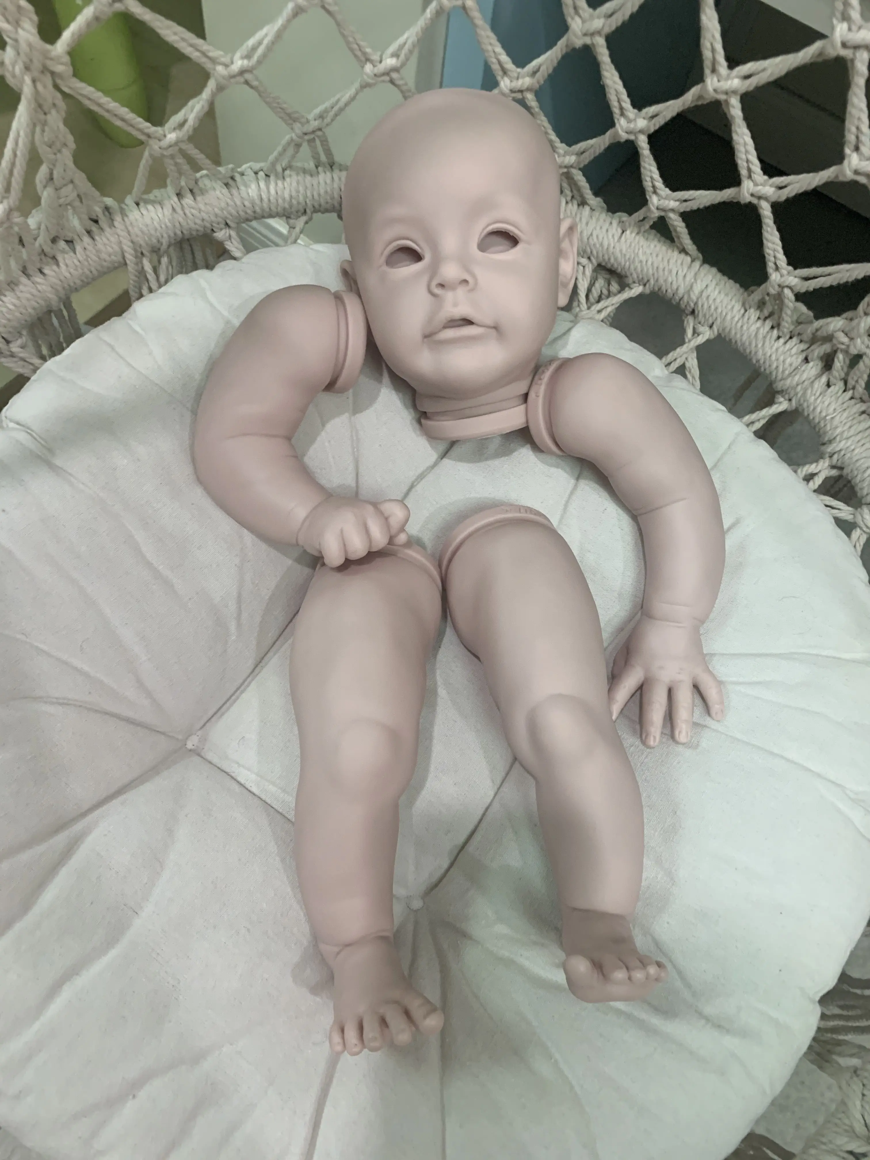 Reborn Baby Doll Nebaigtų 22 Cm Tikroviška atgimsta rinkiniai Poluplar Sue-Sue pagal NATALI BLICK kūdikiams, kūdikių pelėsių
