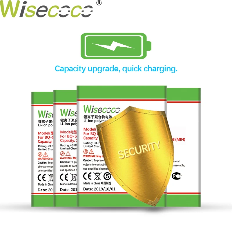 Wisecoco BQS5025 2800mAh Baterija BQ BQs 5025 Užmiestyje BQs-5025 Telefono Baterijos Pakeitimas + Sekimo Numerį