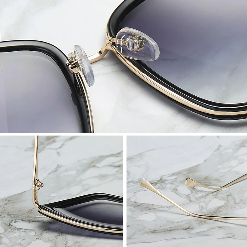 2020 Cat Eye Akiniai nuo saulės Moterims Prekės ženklo Dizaineris Lydinio Saulės Akiniai Derliaus Metalo Moterų Akiniai Oculos Feminino Gafas De Sol UV400