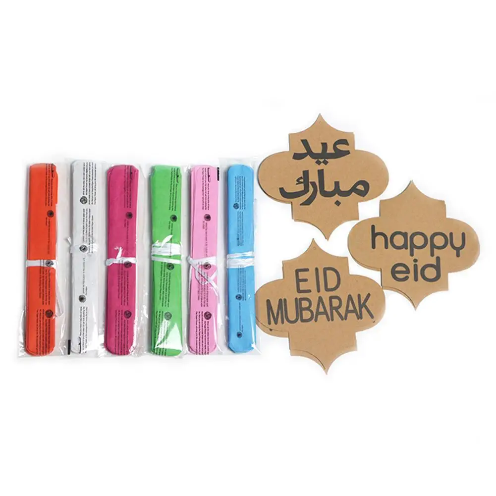 6pcs/pak Eid Mubarakas Popieriaus Gėlių Dekoras Laimingas Eid Šalies Prekybos Centro Veiklą, Langų Apdailos Popieriaus Kamuoliukus Eid Mubarakas