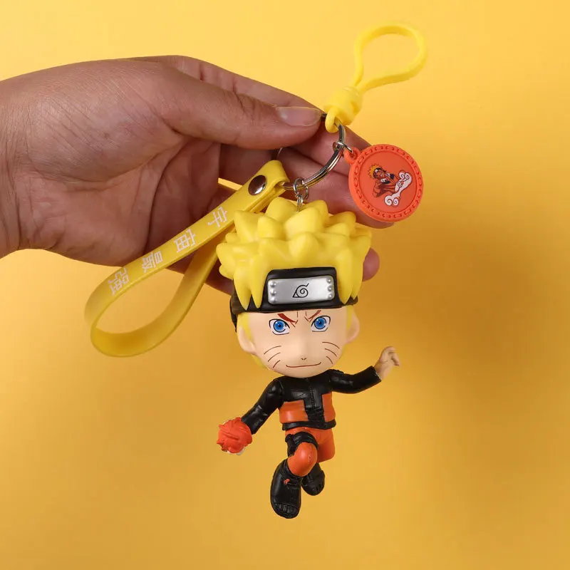 Naruto Keychains Cute Mados Uzumaki Naruto Kakashi Automobilių Key Chain Vaikų Maišelį Pakabukas Paketų Prižiūrėtojų Raktinę Studentų Mėgėjams Atostogų Dovanos