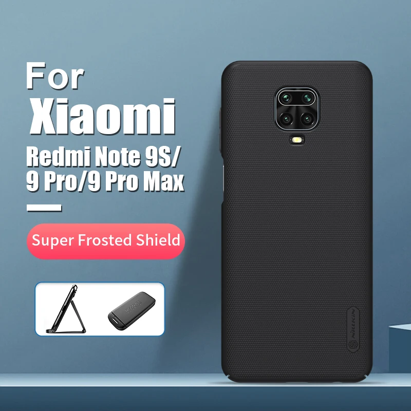 Nillkin Atveju Xiaomi Redmi 9 Pastaba Pro Max Atveju Matinio apsaugoti kietas PC Telefoną Atgal Maišelis Pilnas draudimas Atveju dėl Redmi Pastaba 9s 6.69
