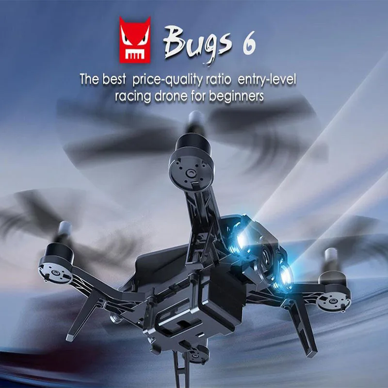 MJX B6 KLAIDAS Didelio Greičio Lenktynių Drone RC Quadcopter 300 Metrų Atstumu Plaukioja 3D STIKLO FPV Ekranas